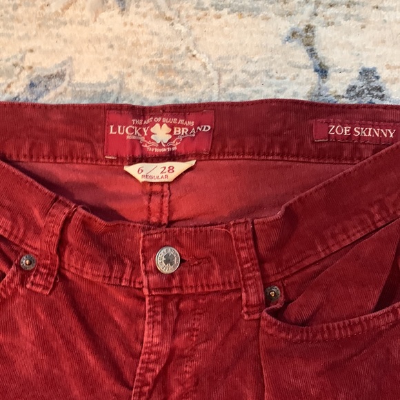 Lucky Brand Zoe Skinny Corduroy Jeans - Picture 3 of 4